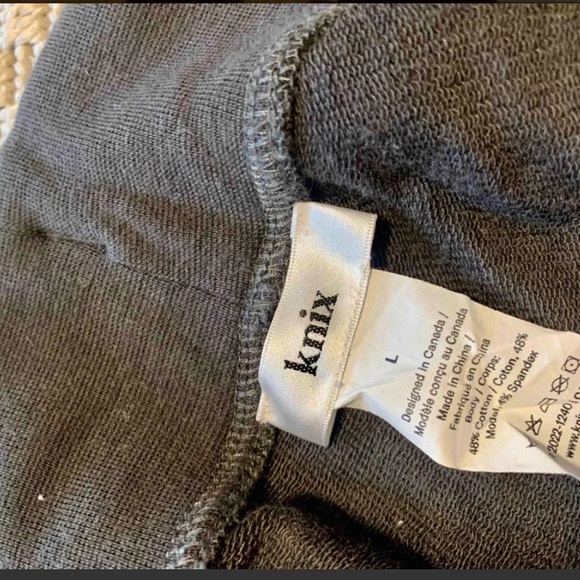 Knix L charcoal joggers - Picture 3 of 4